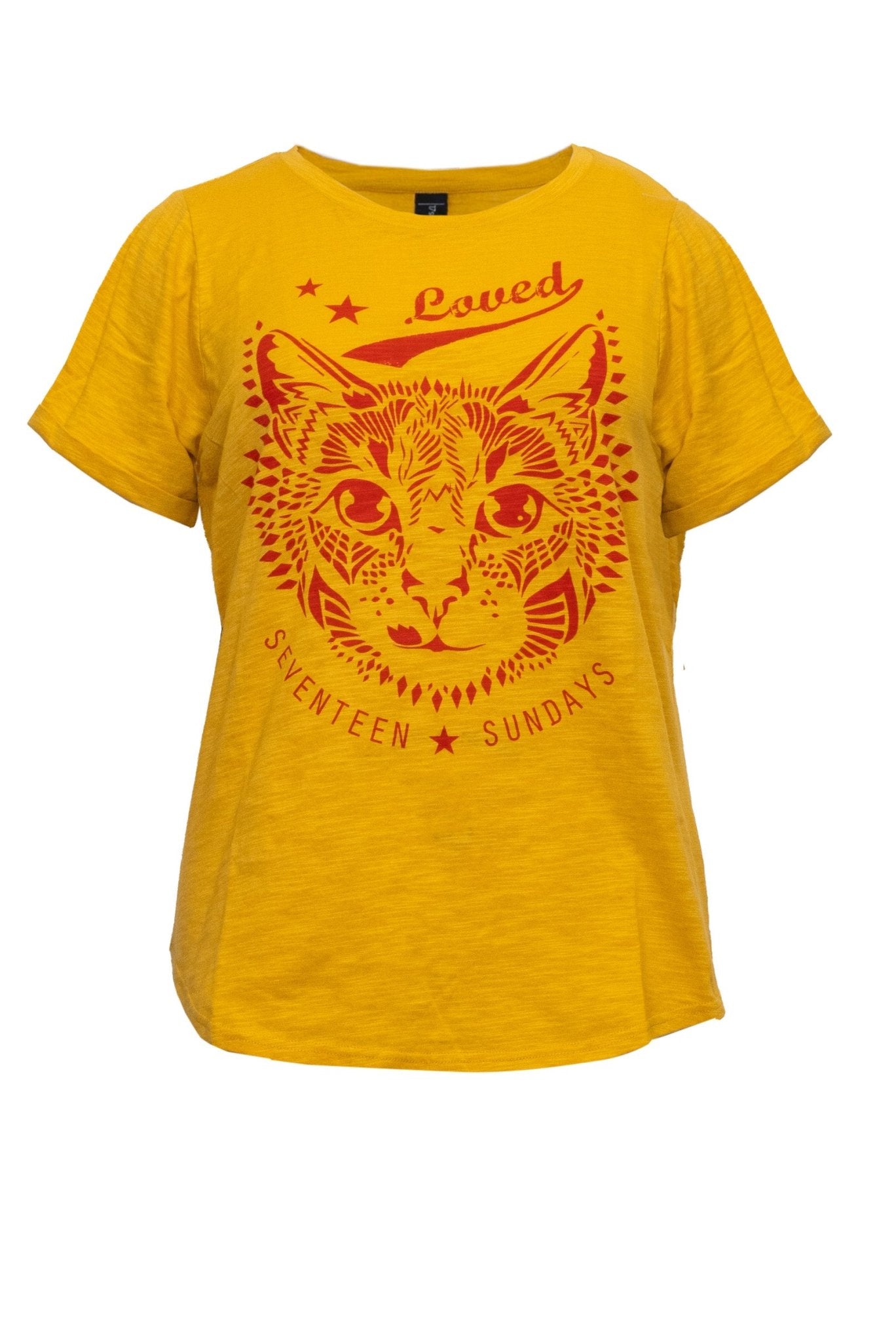 Cat Tee - Mustard - 17 Sundays17 SundaysCat Tee - Mustard