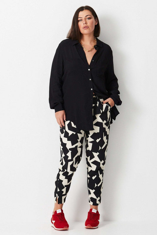 Relaxed Crepe Shirt - Black - 17 Sundays17 SundaysRelaxed Crepe Shirt - Black